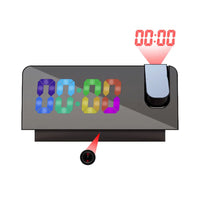 Caméra horloge Affichage blanc ou multicolore