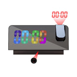 Caméra horloge Affichage blanc ou multicolore