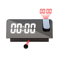 Caméra horloge Affichage blanc ou multicolore