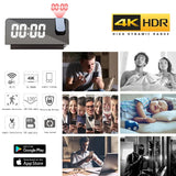 Caméra horloge Affichage blanc ou multicolore