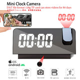 Caméra horloge Affichage blanc ou multicolore